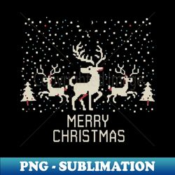 merry christmas filthy animal sweater - sublimation-ready png file - transform your sublimation creations