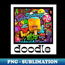 fun doodle - exclusive png sublimation download - enhance your apparel with stunning detail