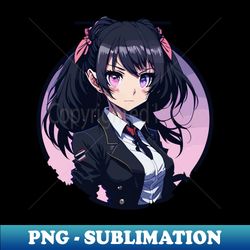 anime waifu - artistic sublimation digital file - unlock vibrant sublimation designs