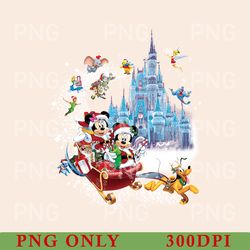 mickey & friends christmas png, disney christmas png, mickey christmas, christmas png, disney png, family christmas png