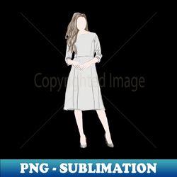 fashionable lady - decorative sublimation png file - stunning sublimation graphics