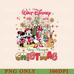 cute walt disney world christmas png, disneyworld christmas png, disney family christmas party png, christmas gift png