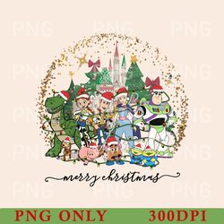 vintage toy story christmas png, it's the most wonderful time of the year toy story christmas png, disneyland gift png