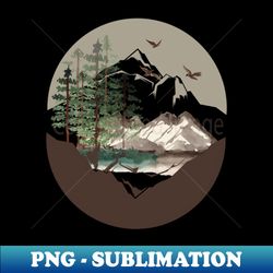 embrace nature - modern sublimation png file - capture imagination with every detail