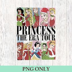 In My Christmas Era Disney PNG, Disney Princess Christmas PNG, Disney Christmas PNG, Disney Princess Character Trip PNG