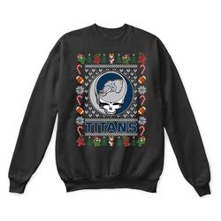 cal state fullerton titans x grateful dead christmas ugly sweater