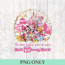 vintage walt disney world christmas png, disney christmas family png, retro disney farm fresh png, disney holiday png