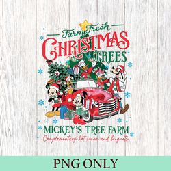 funny disney farm fresh png, mickey's tree farm, mickey and friends christmas, christmas disney family, christmas gift