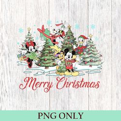 mickey & friends disney christmas png, mickey's tree farm, mickey's merry christmas png, disneyland trip, christmas gift