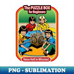 hellraiser puzzle box for beginners - png transparent sublimation file - vibrant and eye-catching typography