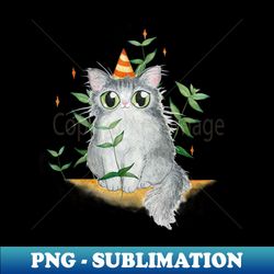 birthday cat - special edition sublimation png file - fashionable and fearless