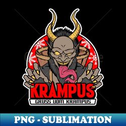 christmas demon mascot - high-quality png sublimation download - instantly transform your sublimation projects