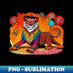alebrijes lion mexico - unique sublimation png download - bold & eye-catching