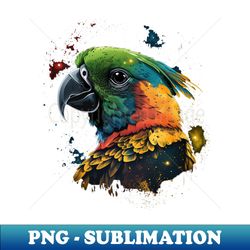 parrot - modern sublimation png file - bold & eye-catching