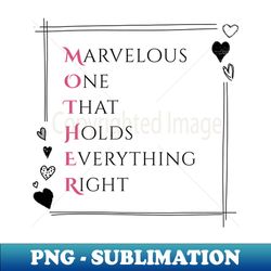 best mother in the world acrostic - trendy sublimation digital download - perfect for personalization