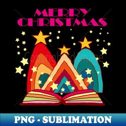 christmas books - exclusive sublimation digital file - instantly transform your sublimation projects