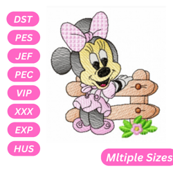 mickey mouse embroidery design, cartoon, machine embroidery pattern, instant download