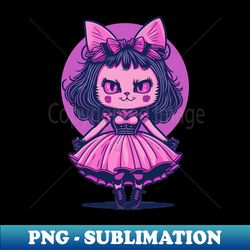 ballerina cat - decorative sublimation png file - create with confidence