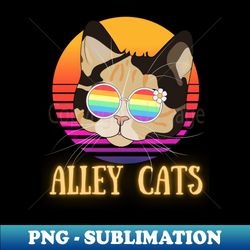 hipster alley cats - aesthetic sublimation digital file - spice up your sublimation projects