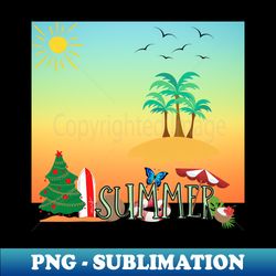 hot summer - png transparent sublimation file - revolutionize your designs
