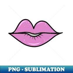 cute pink sparkly cartoon lips made by endlessemporium - elegant sublimation png download - add a festive touch to every day