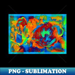 impressionist bright floral abstract - professional sublimation digital download - revolutionize your designs