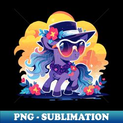 a fancy filly ready for the summer - unique sublimation png download - unleash your inner rebellion
