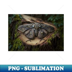 brown moth - elegant sublimation png download - create with confidence