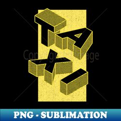 3d taxi logo for taxi drivers - premium sublimation digital download - unleash your creativity