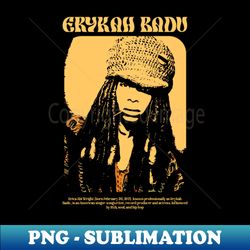 erykah b vintage - premium sublimation digital download - transform your sublimation creations