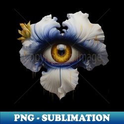berserk iris flower eye - creative sublimation png download - add a festive touch to every day