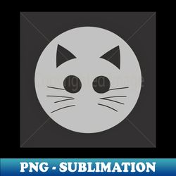 cat - png transparent digital download file for sublimation - vibrant and eye-catching typography