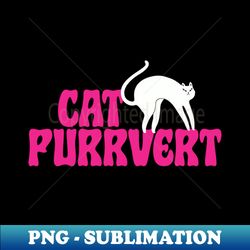 cat purrvert - vintage sublimation png download - perfect for sublimation art