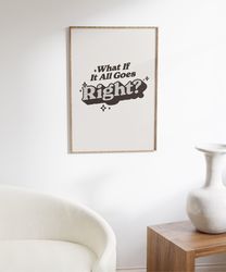 quote wall print, motivation retro poster, typography print, trendy wall art, daily motivation, inspirational quote, mot