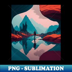 escape to nature - elegant sublimation png download - create with confidence