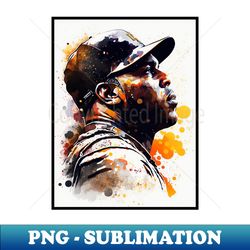 barry bonds - artistic sublimation digital file - enhance your apparel with stunning detail