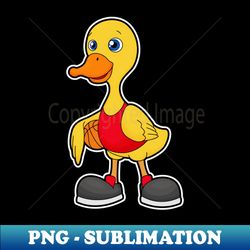 duck as basketball player with basketball - unique sublimation png download - create with confidence