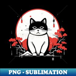 Floral Cat - Sublimation-Ready PNG File - Unleash Your Inner Rebellion