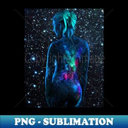 galaxy woman - premium sublimation digital download - spice up your sublimation projects