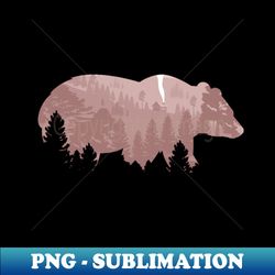 bear - sublimation-ready png file - transform your sublimation creations