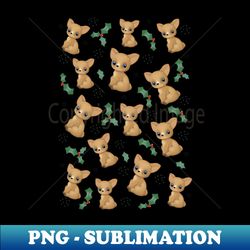 christmas deers - signature sublimation png file - stunning sublimation graphics