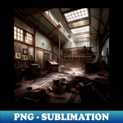 abandoned factory - digital sublimation download file - stunning sublimation graphics