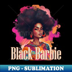 black barbie - creative sublimation png download - stunning sublimation graphics