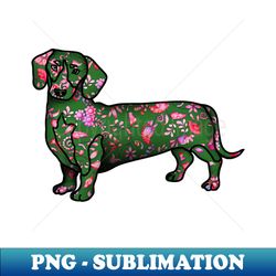 Christmas Dachshund - PNG Transparent Sublimation Design - Unlock Vibrant Sublimation Designs