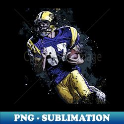 american footballer in cartoon style american football - sublimation-ready png file - perfect for personalization