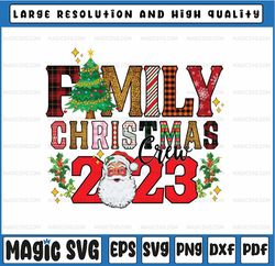 retro family christmas crew 2023 matching family png, family christmas 2023 leopard png, christmas png, digital download