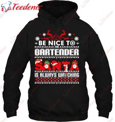 bartender ugly christmas sweater gift funny bartenders t-shirt, funny mens christmas tee shirts  wear love, share beauty