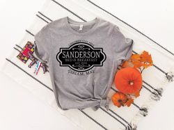 sanderson bed and breakfast shirt, halloween t-shirt, salem ma, children stay free, witch shirt, gift for halloween