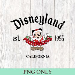 mickey disneyland est 1955 christmas png, mickey & friends christmas png, disneyland png, disney family, disney travel