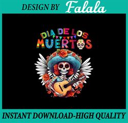 png only dia de los muertos catrina sugar skull day of dead halloween png, mexican skull play guitar halloween png, digi